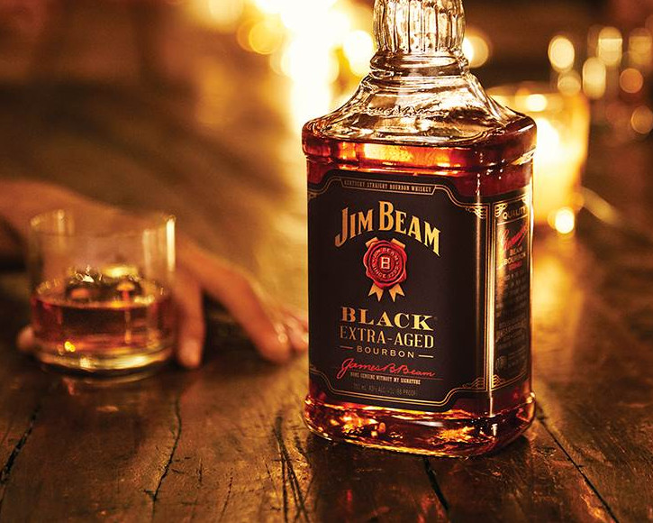 JIM BEAM BLACK EXTRA AGED BOURBON 70 cl
